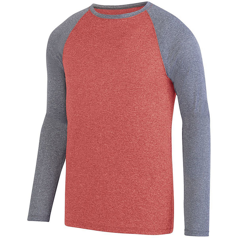 Heather Raglan Long Sleeve Top - Unisex - Image 6