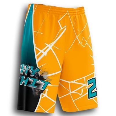 Sublimated Elastic Waist Short