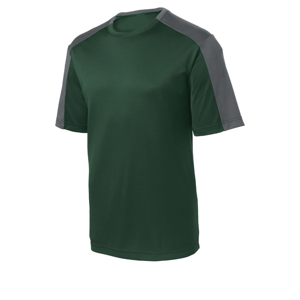 Green and gray volleyball jersey.
