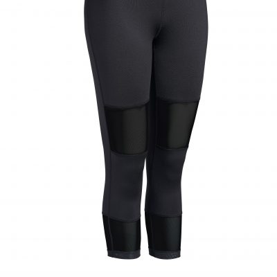 Mesh Panel Capri Legging