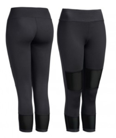 Mesh Panel Capri Legging - Image 2