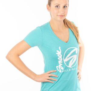 Smack Vintage Deep V Ladies Tee