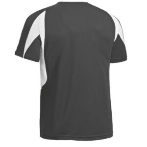 Black and white men's volleyball jersey.