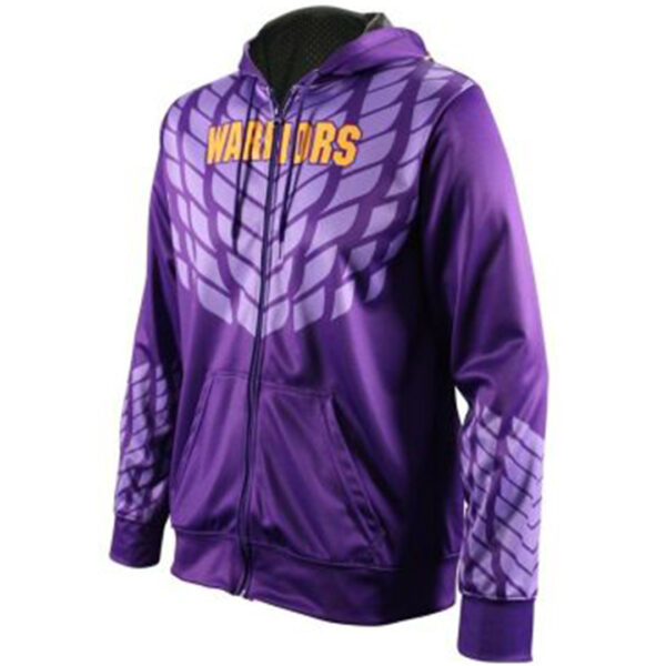 Purple volleyball zip-up jacket