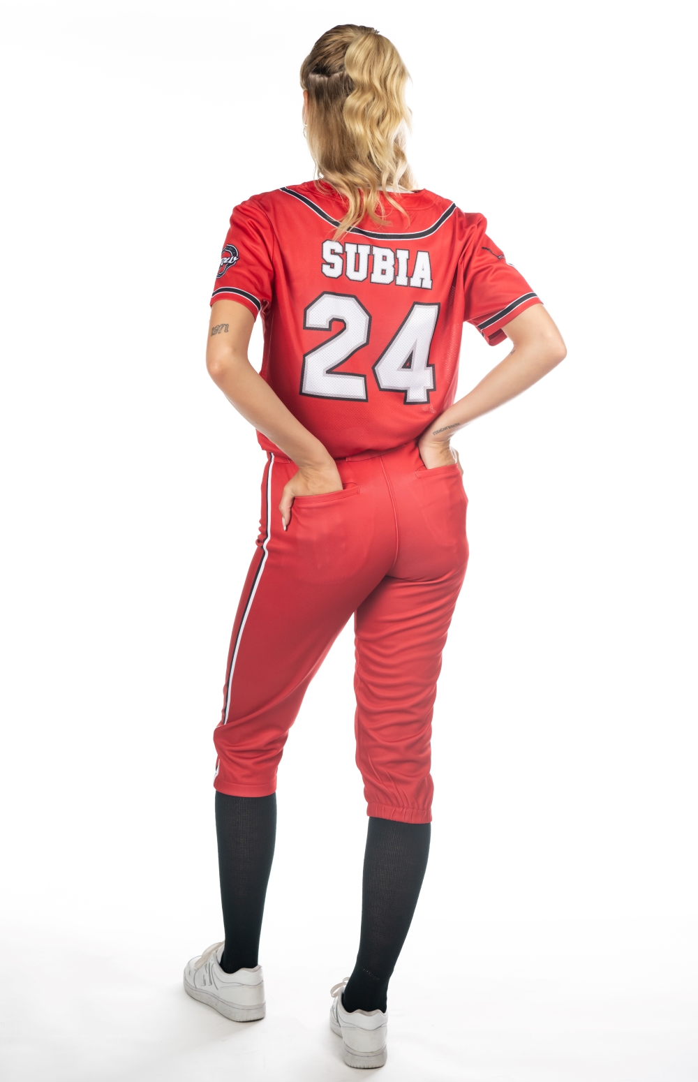 Sublimated Softball Jersey - 2 Button - Image 2