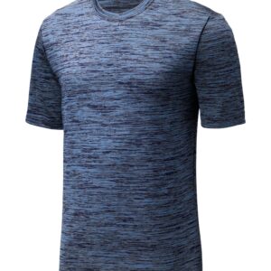 blue wicking tee.