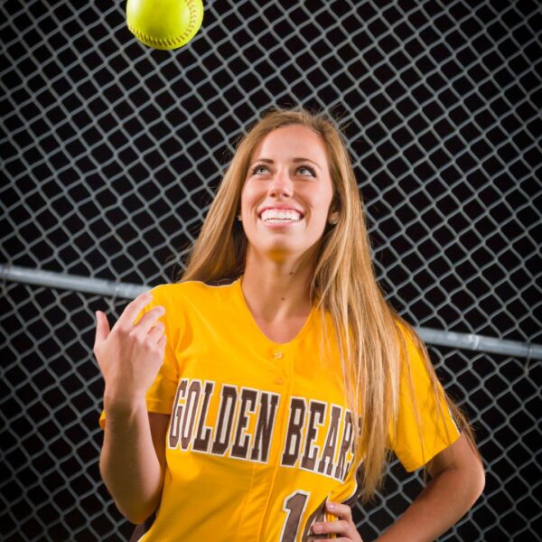 softball player season picture