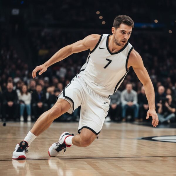 basketball player in motion